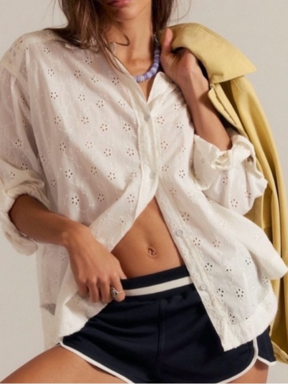 Free People Mae Island Shirt